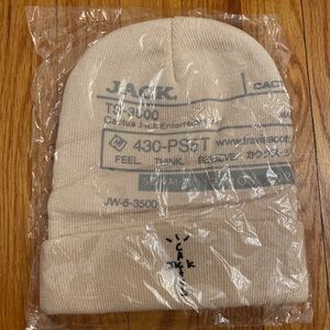 Travis Scott Cactus Jack CJ System I Beanie Beige